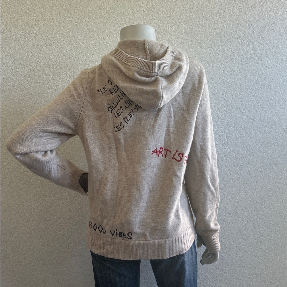 Zadig & Voltaire Mina Hooded Cashmere Sweater - Picture 5 of 17